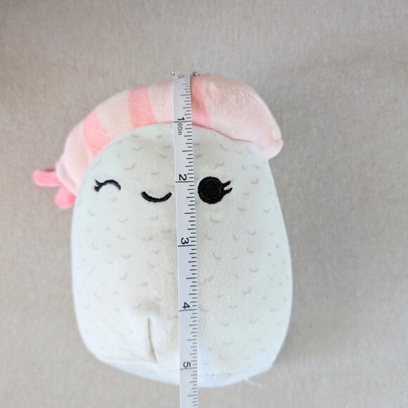 Kellytoy‎ Mini Keina the Shrimp Sushi Squishmallow 5" Plush Stuffed Toy - Picture 6 of 6